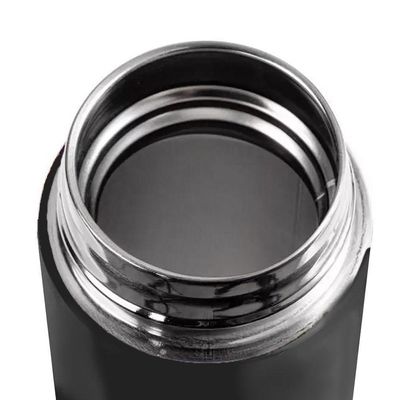 Garrafa Térmica Inteligente De Inox 500ml Led Preto