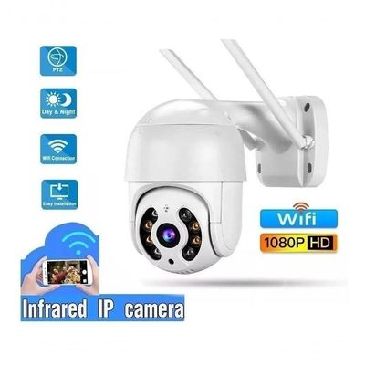 Câmera Ip Wifi Externa Ptz Full Hd 1080P Speed Dome