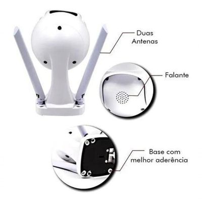 Câmera Speed Dome Ip Wifi Externa Icsse Movel 2Mp