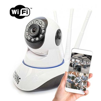 Câmera Ip Segurança Visão Noturna Hd Wifi Multidirecional