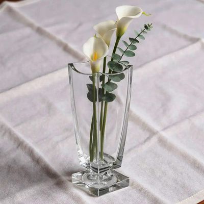 Vaso em cristal com pé L'Hermitage Noble 36,4cm: Imponência e brilho para sua decoração