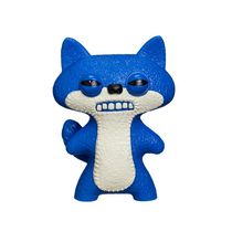 Mini Boneco Colecionável Fuggler 6cm - Suspicious Fox Azul