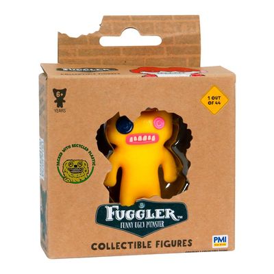 Mini Boneco Colecionável Fuggler 6cm - Indecisive Monster Amarelo