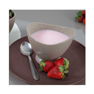 Prato Raso Lanche Marrom 20cm Bar Festa Restaurante BPA Free 6un