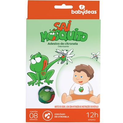 SAI MOSQUITO - REPELENTE NATURAL EM ADESIVO 0m+ BABYDEAS
