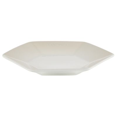 KIT LE CREUSET 2 PRATOS HEXAGON RASO EM CERÂMICA 26CM MERINGUE
