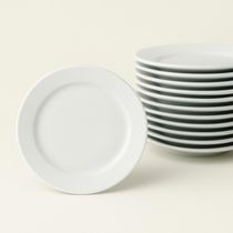 Conjunto 2 Pratos Sobremesa Tramontina Paola Porcelana 21 cm