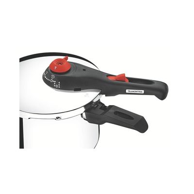 Panela De Pressão 4,5l Tramontina Aço Inox Fundo Triplo Solar