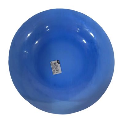 Prato Fundo de Vidro Diamante Sky Azul 22cm 6 Unidades - Nadir 5838