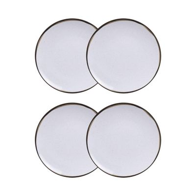 Conjunto 4 Pratos Sobremesa 19cm Canyon Porcelana Tramontina