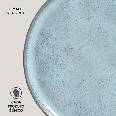 Conjunto de Pratos de Sobremesa Porto Brasil Bio Breeze 21,5cm - 6 Peças