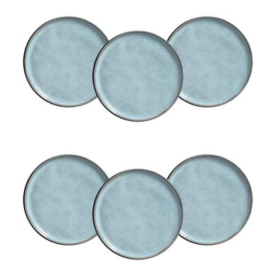 Conjunto de Pratos de Sobremesa Porto Brasil Bio Breeze 21,5cm - 6 Peças