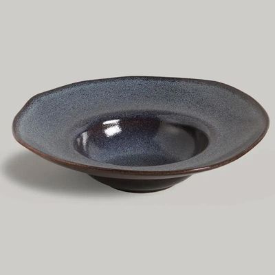 Conjunto de Pratos para Massa Porto Brasil Orgânico Titanium 450ml - 4 Peças