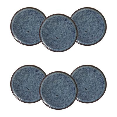 Conjunto de Pratos para Pão Porto Brasil Bio Titanium - 6 Peças