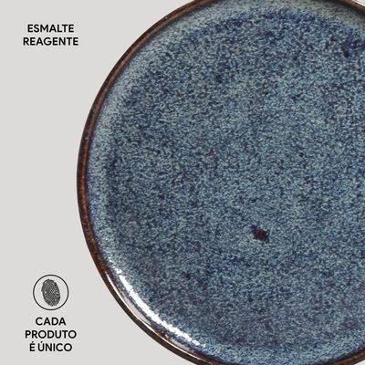 Conjunto de Pratos para Pão Porto Brasil Bio Titanium - 6 Peças