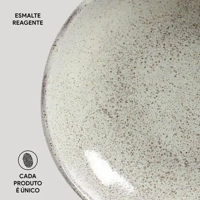 Conjunto de Pratos Fundos Porto Brasil Bio Pistache 1,1 litros – 6 Peças