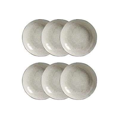 Conjunto de Pratos Fundos Porto Brasil Bio Pistache 1,1 litros – 6 Peças