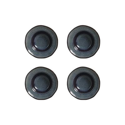 Conjunto de Pratos de Sobremesa Porto Brasil Orgânico Titanium 250ml - 4 Peças