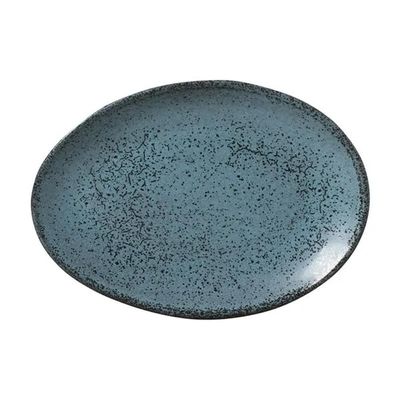 Conjunto de Pratos de Sobremesa Ovais Porto Brasil Orgânico Night Sky 22,5cm - 6 peças
