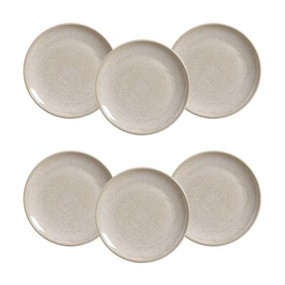Conjunto de Pratos de Sobremesa Porto Brasil Coup Hotellate 21cm - 6 Peças