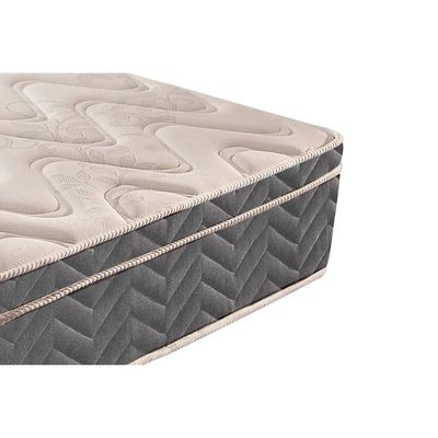 Cama Box Baú Queen: Colchão Anatômico Paropas D45 Confort Mega Firme+Base CRC Suede Cinza (158x198)