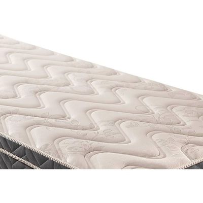 Cama Box Baú Casal: Colchão Anatômico Paropas D45 Confort Mega Firme+Base CRC Suede Cinza (138x188)
