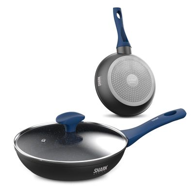 Panelas Ichef Home Azul Sauté Grand 24cm e Sauté Petit 20cm com Tampa 24cm | Home Azul