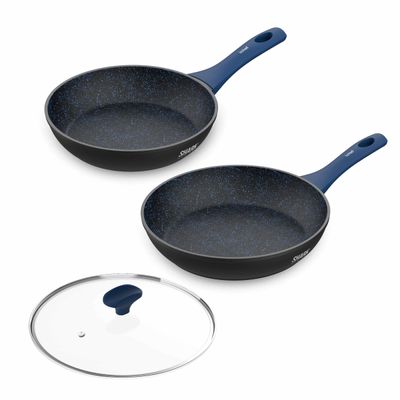 Panelas Ichef Home Azul Sauté Grand 24cm e Sauté Petit 20cm com Tampa 24cm | Home Azul