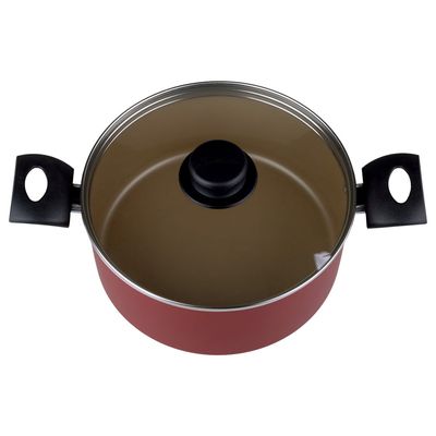 Caçarola Aluminio 22CM Turim Tramontina Vermelha UNICA