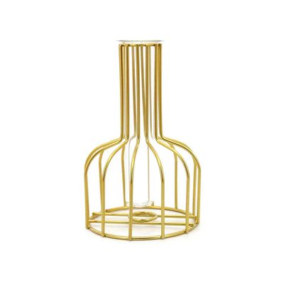 Vaso com Suporte Metal Le 15cm UNICA