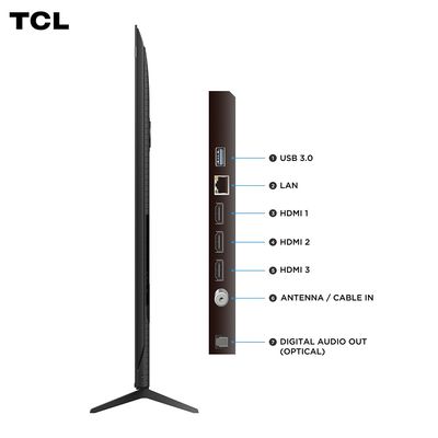 Tv Tcl 85 Polegadas 85pk7 Qled Smart 4k Uhd Google Assist Preto / Bivolt
