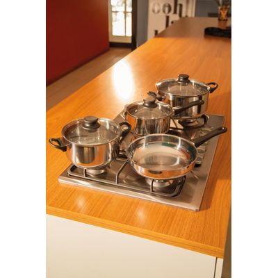 Conjunto de Panelas 4 peças Inox