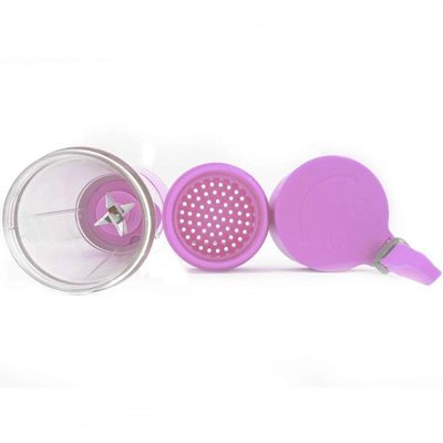 Mini Liquidificador Portátil Recarregável Usb 6 Lâminas Rosa