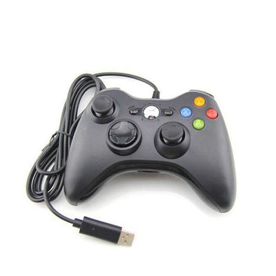 Controle Usb Com Fio Xbox 360 Para Computador Pc Notebook