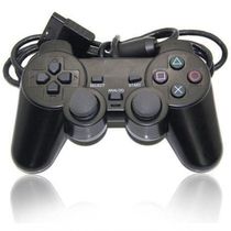 Controle Playstation 2 Dualshock 2 PS2 Slim Joystick Preto