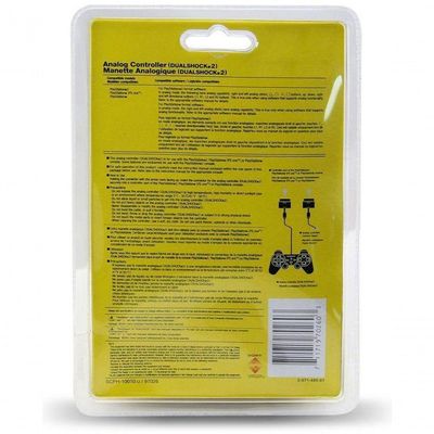 Controle Playstation 2 Dualshock 2 PS2 Slim Joystick Preto