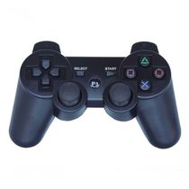 Controle Analógico PS3 Sem Fio Preto Duploshock3 Max-ct1