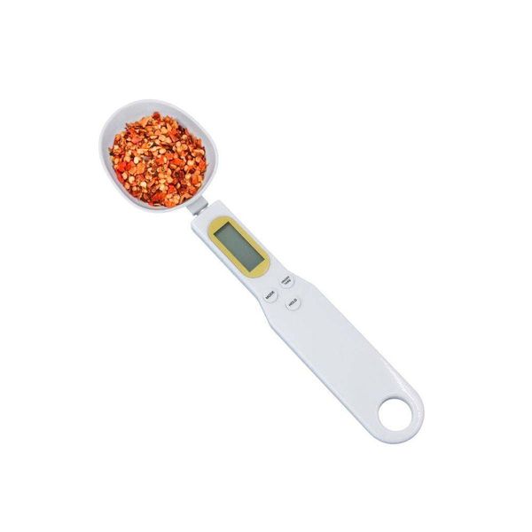 Colher Balança Digital Medidora Dosador Para Restaurante Dieta Receitas Branco