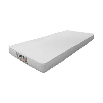 Beliche Montessoriana Infantil Eloa Solteiro Com Colchões Divaloto - Branca E Amêndoa - Branco