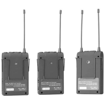 Microfone Sem Fio Dual-channel Uhf By-wm8 Pro-k2 Omnidirecional Lorben