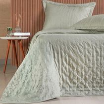 Kit Colcha Casal Sensatti 3d Embossed 220x240cm Verde Alfafa