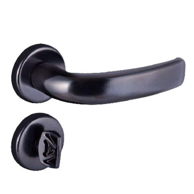 Fechadura Galaxy Para Banheiro Preto Fosco - 82529 - Aliança - Wc 4183 Preto Fosco - 82529 - Aliança