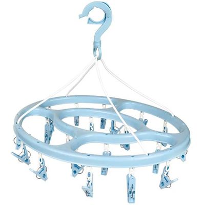 Mini Varal Redondo Com 24 Prendedores Cores - 006094 - Mor Mini Varal Oval C-24 Prendedores Mor 6094