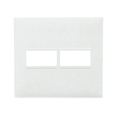 Placa 1+1 Posto 4x4 Branca 618511bc