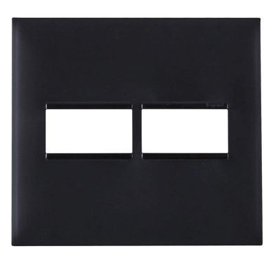 Placa 1+1 Posto 4x4 Preta 618511pt