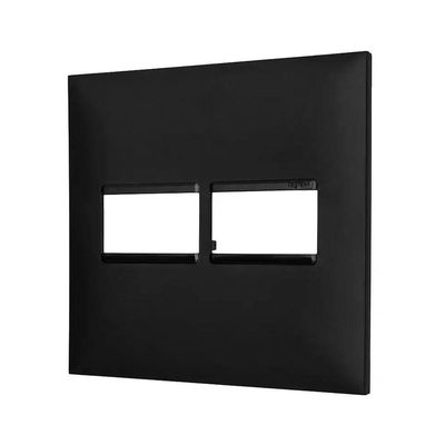 Placa 1+1 Posto 4x4 Preta 618511pt