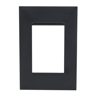 Placa 3 Postos 4x2 Preta 618503pt