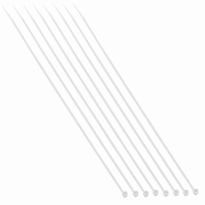 Abraçadeiras De Nylon Branca 7.6x200mm Com 50 Unidades - 8688 - Brasfort