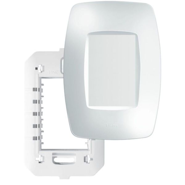 Placa 4"" X 2"" Com Suporte Cega Elegance - 2757 - Fame Placa Cega 4x2 C-suporte Elegance Fame