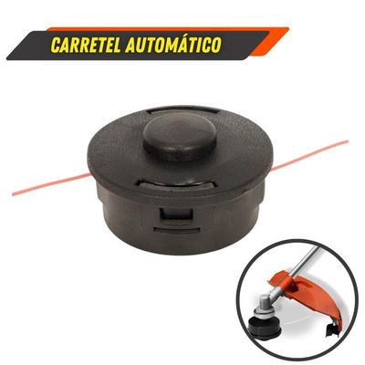 Roçadeira Profissional Tekna 52cc + Kit De Lâminas De Corte